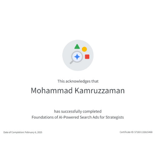 Foundation for AI-Powered Search Ads for Strategists Certification